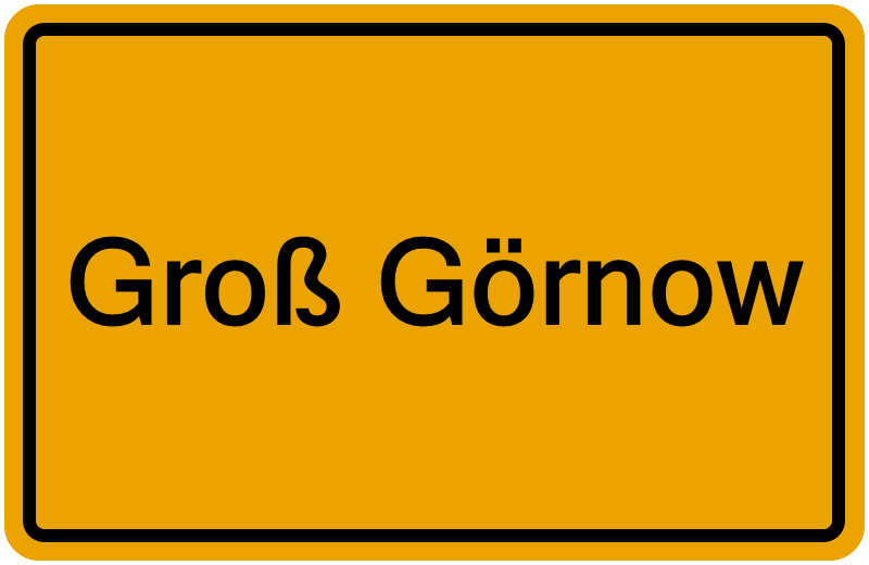 Handelsregisterauszug Groß Görnow